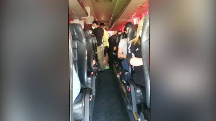 Задержан автобус, перевозивший пассажиров в Лерик, оштрафованы 26 человек - ВИДЕО
