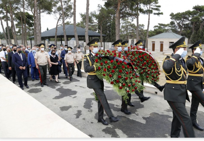 Состоялись церемонии поминовения военнослужащих, павших шехидами в Товузских боях - ФОТО