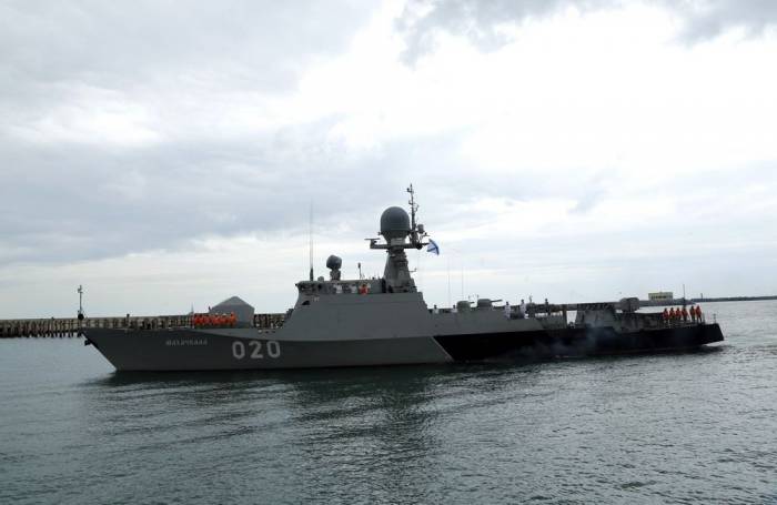Военные корабли России прибыли в Баку - ФОТО-ВИДЕО
