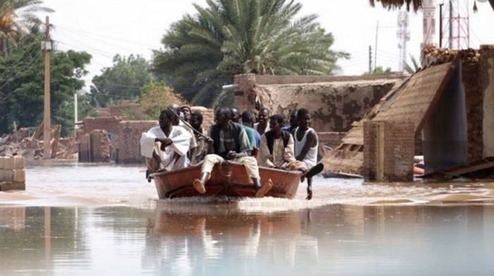 Около 720 тыс. человек пострадали из-за наводнений в Судане
