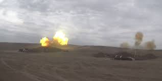 Подразделения Азербайджанской Армии наносят артиллерийские удары по позициям противника - ВИДЕО