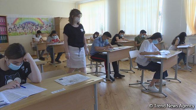 В Азербайджане на сегодня не зафиксированы случаи инфицирования коронавирусом в ходе экзаменов - ГЭЦ
