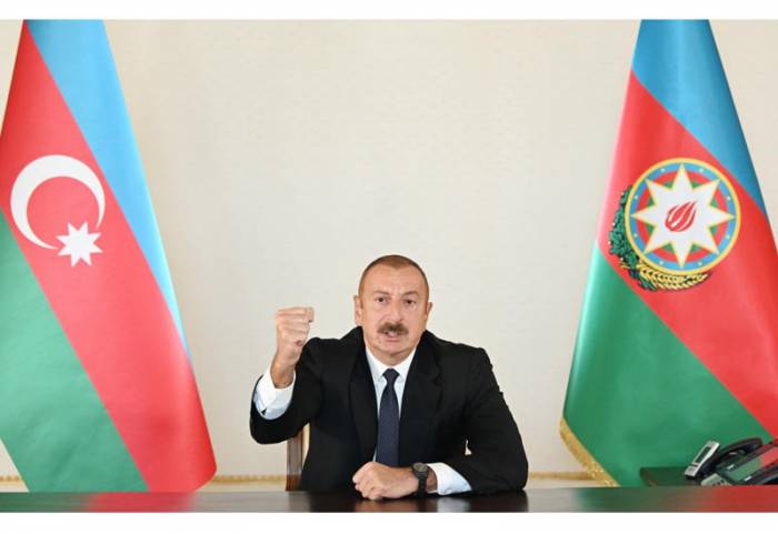 Президент Ильхам Алиев выступил с обращением к азербайджанскому народу - ФОТО