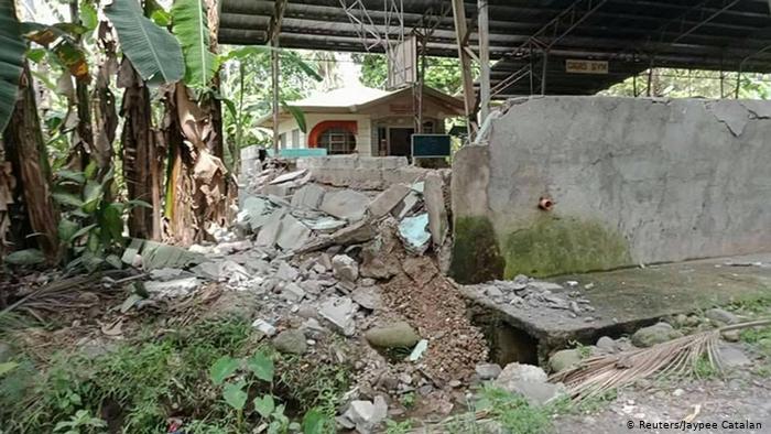 У Филиппин произошло землетрясение