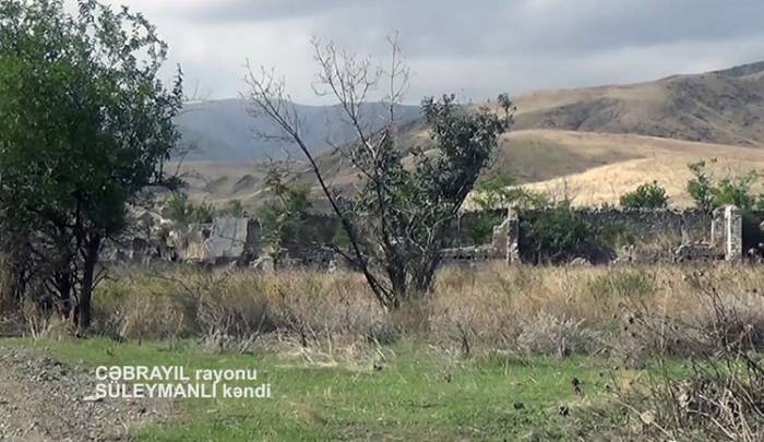 Освобожденное от оккупации село Сулейманлы Джабраильского района - ВИДЕО
