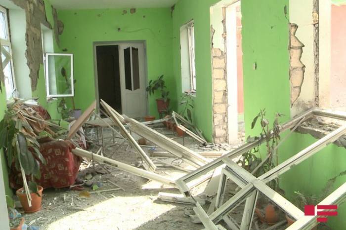 Армяне, нарушив режим прекращения огня, обстреляли дом малютки в Агдамском районе