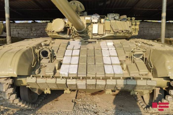 Захваченные Азербайджанской Армией у противника танки после ремонта вновь отправляются в бой- ФОТО
