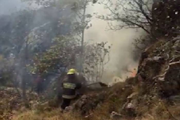 МЧС распространило информацию в связи с лесным пожаром в Дашкесане в результате армянского обстрела - ВИДЕО
