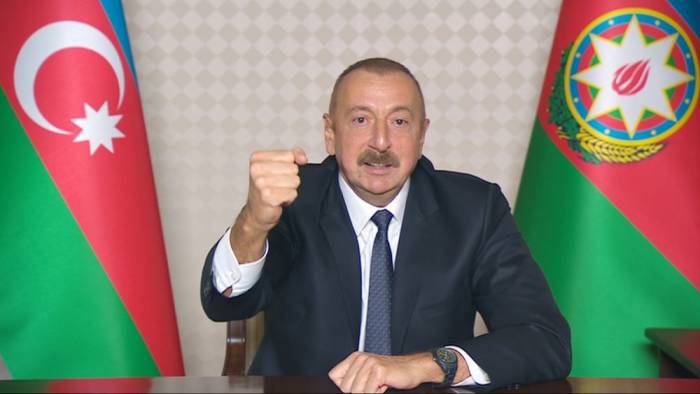 Президент Ильхам Алиев: С освобождением поселка Агбенд обеспечен полный контроль над государственной границей Азербайджана и Ирана
