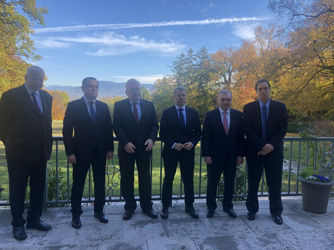 Главы МИД Азербайджана и Армении встретились в Женеве
