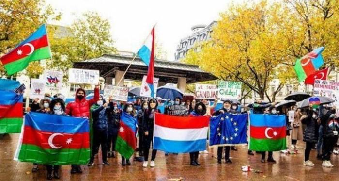 В Люксембурге прошла акция протеста против армянского террора
