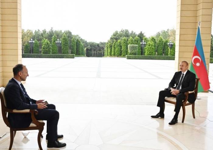 Ильхам Алиев дал интервью германскому телеканалу ARD - ОНОВЛЕНО