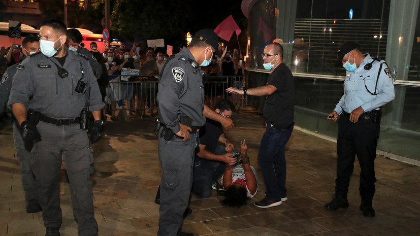 На акции протеста в Тель-Авиве задержаны 38 человек
