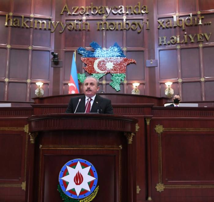 Спикер парламента Турции в Гяндже
