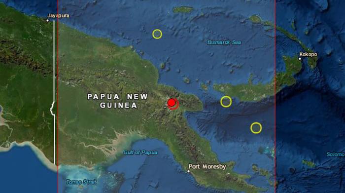 Землетрясение магнитудой 6,3 произошло у берегов Папуа - Новой Гвинеи
