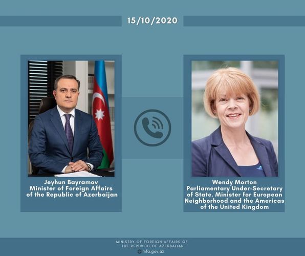 Состоялся телефонный разговор между главой МИД Азербайджана и госминистром Британии
