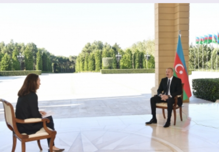 Ильхам Алиев дал интервью телеканалу «France 24»