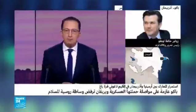 Главред АМИ Тренд рассказал сотням тысяч арабоязычных зрителей правду о нагорно-карабахском конфликте