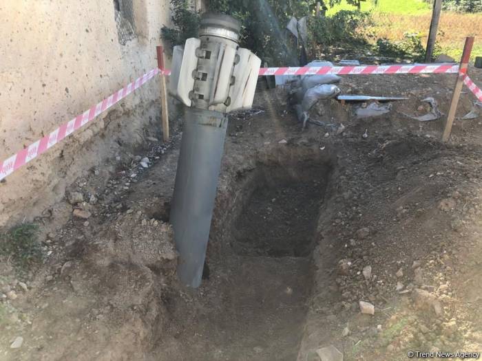 Выпущенная ВС Армении ракета по Гёранбою упала, но не разорвалась - ФОТО