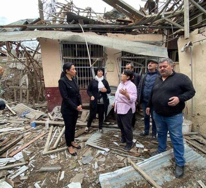 Омбудсмен Азербайджана осуществила в Гяндже миссию по расследованию фактов армянской агрессии