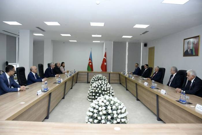 Вице-премьер Азербайджана принял делегацию во главе с Бинали Йылдырымом