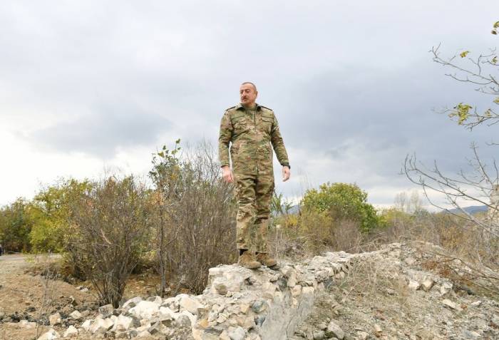 Президент Ильхам Алиев: Победа на поле боя позволила освободить от оккупации Агдамский район без единого выстрела
