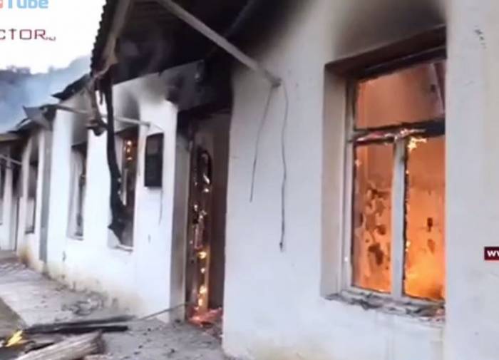 Поджог здания школы ее директором во время выезда армян из Кельбаджара - настоящий вандализм - министр