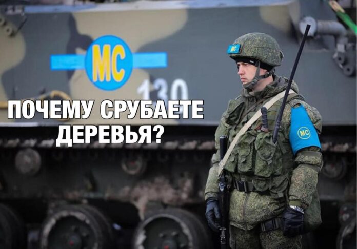 Российские миротворцы осудили вандализм армян в Кельбаджаре — ВИДЕО