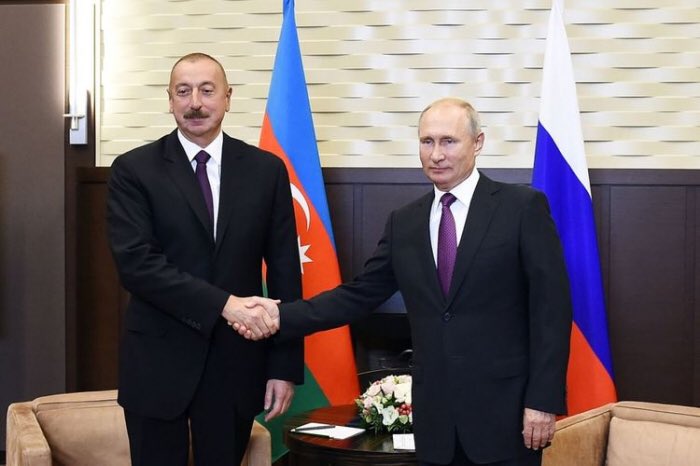 Ильхам Алиев и Владимир Путин обсудили ситуацию в Карабахе
