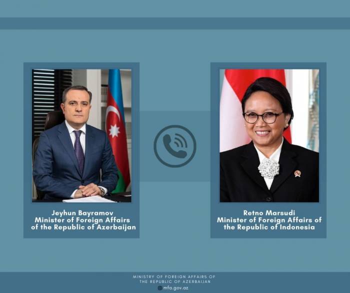 Состоялся телефонный разговор между главами МИД Азербайджана и Индонезии
