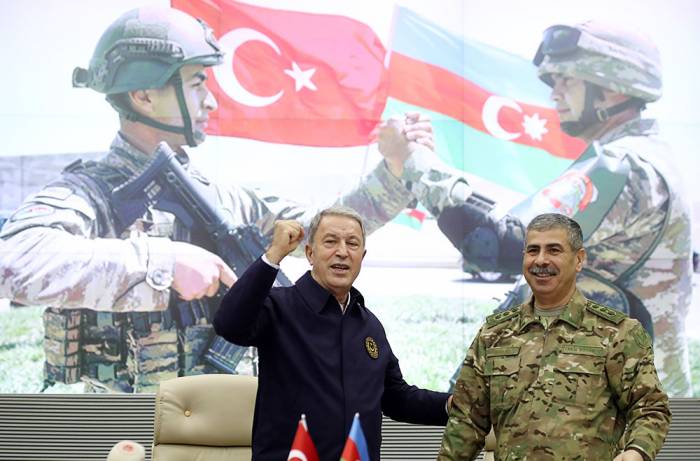 Состоялась встреча министров обороны Азербайджана и Турции- ВИДЕО