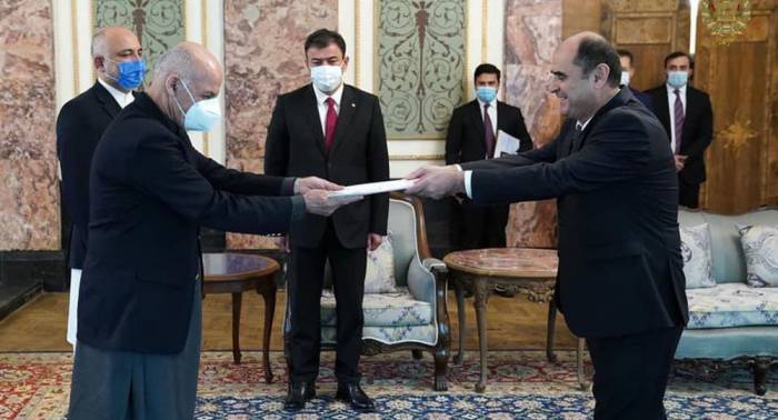 Новый посол Таджикистана встретился с президентом Афганистана Ашрафом Гани