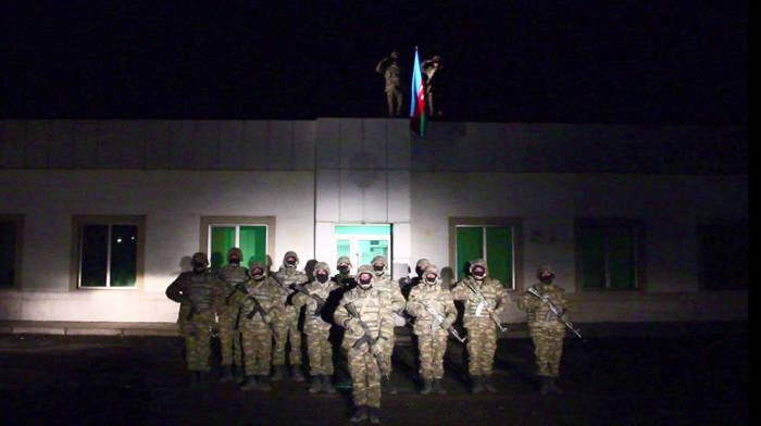 В Лачине поднят Азербайджанский флаг - ВИДЕО