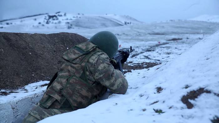 Подразделения Азербайджанской Армии выполняют боевые стрельбы - ВИДЕО