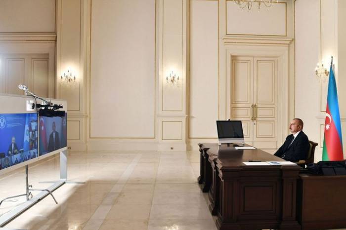 Президент Азербайджана принял участие в саммите глав государств СНГ в формате видеоконференции - ПОДРОБНО