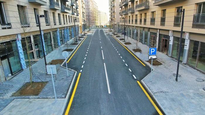 В "Белом городе" в Баку построены еще 11 автодорог 