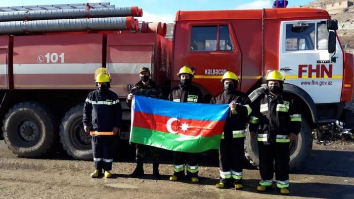 В освобожденном от оккупации Кельбаджарском районе Азербайджана заработала Государственная противопожарная часть