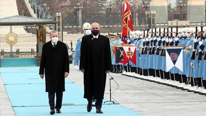 В Анкаре состоялась церемония встречи премьер-министра Албании