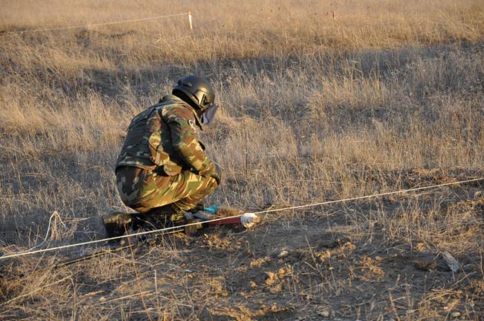 В результате деятельности российских и азербайджанских саперов обезврежено 210 мин
