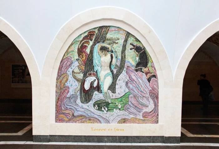 Метро "Низами Гянджеви" - музей под землей! В Европе каждая из мозаик оценивалась бы в миллион долларов - ФОТО