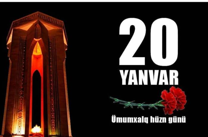 Публикация посольства Казахстана в Азербайджане в связи с годовщиной 20-го января 