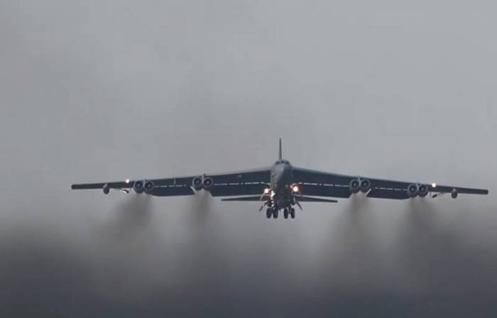 Стратегические бомбардировщики США B-52 провели патрулирование на Ближнем Востоке