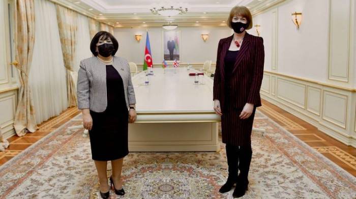 Британский министр встретилась с Сахибой Гафаровой