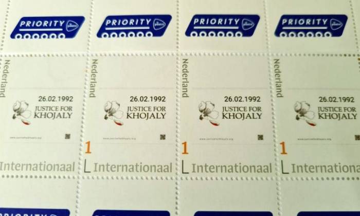 В Нидерландах выпущены почтовые марки «Справедливость для Ходжалы!»