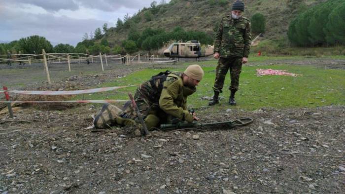 Азербайджанские миноискатели завершили курс в Турции