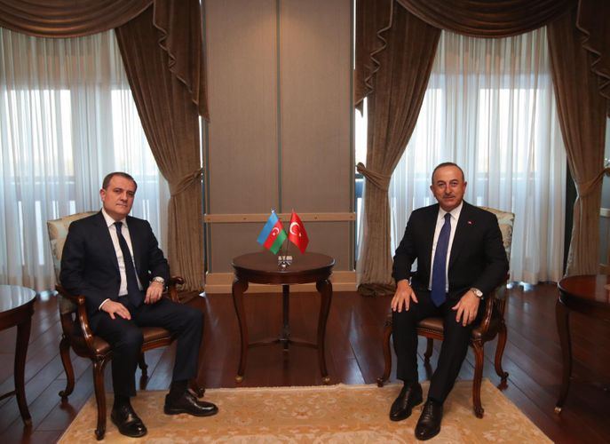 Состоялась встреча между главами МИД Азербайджана и Турции - ФОТО