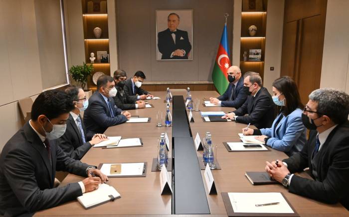 В Баку прошла встреча между главой МИД Азербайджана и гендиректором Организации пограничных работ Пакистана