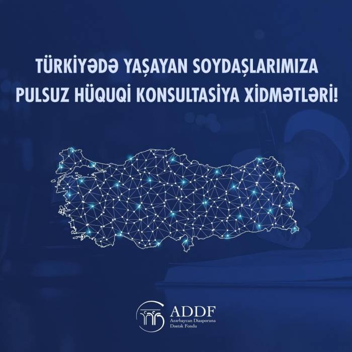 В рамках проекта поддержки азербайджанцев в Турции им предоставляются юридические консультации
