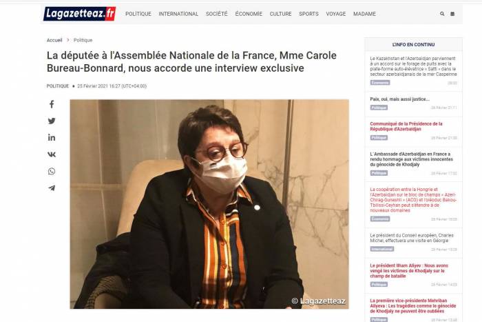 Lagazetteaz.fr: В Нацассамблее Франции готовится предложение по принятию резолюций, отражающих правду о Карабахе
