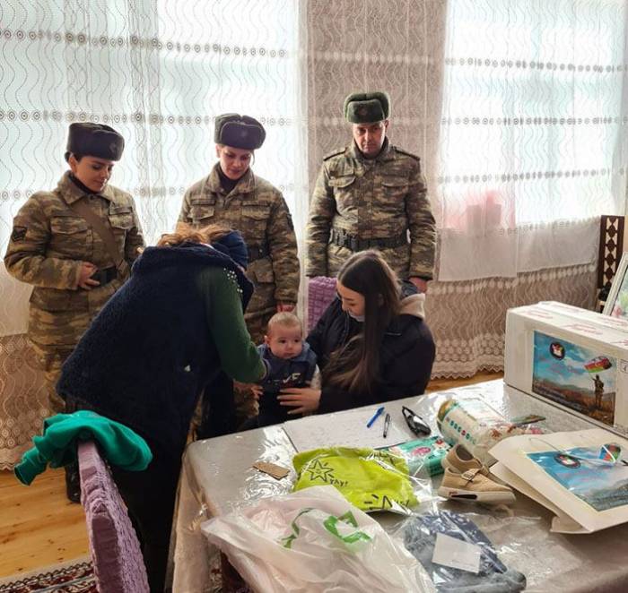 Навещены семьи шехидов и ветеранов войны в Агстафинском и Товузском районах - ФОТО